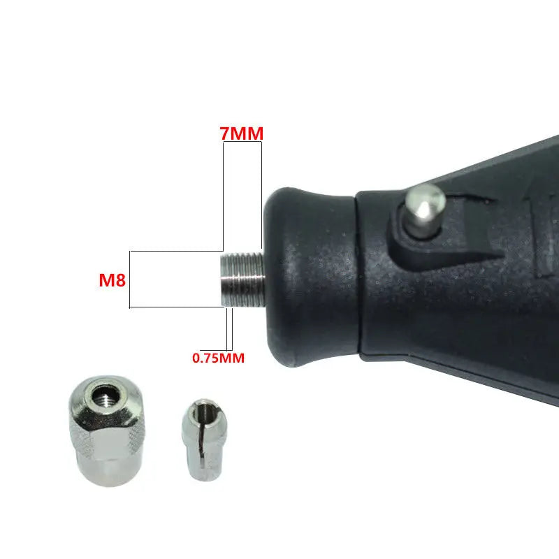 110/220V Electric Engraving Rotary Mini Drill Kit – 130W Variable Speed 5-Setting Grinder