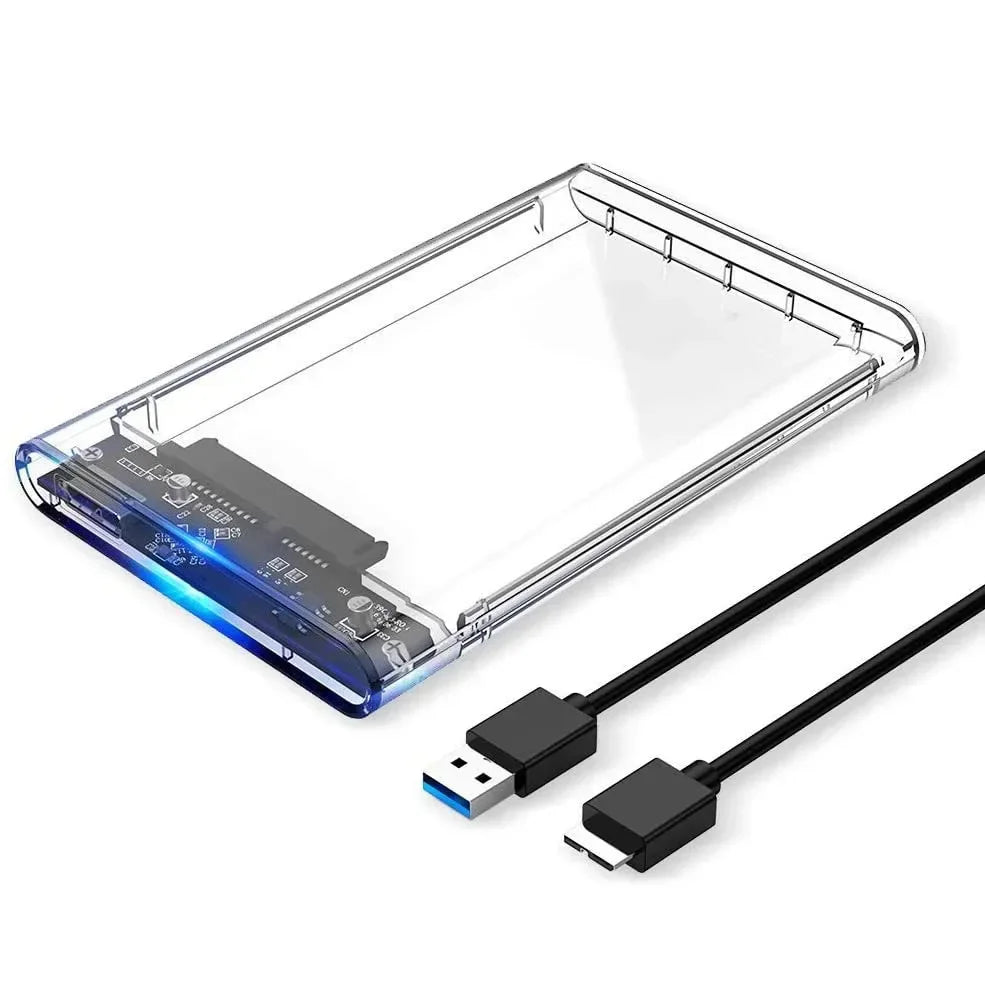 2.5-Inch (63.5 mm) SATA to USB 3.0 Transparent Tool-Free UASP HDD/SSD Enclosure
