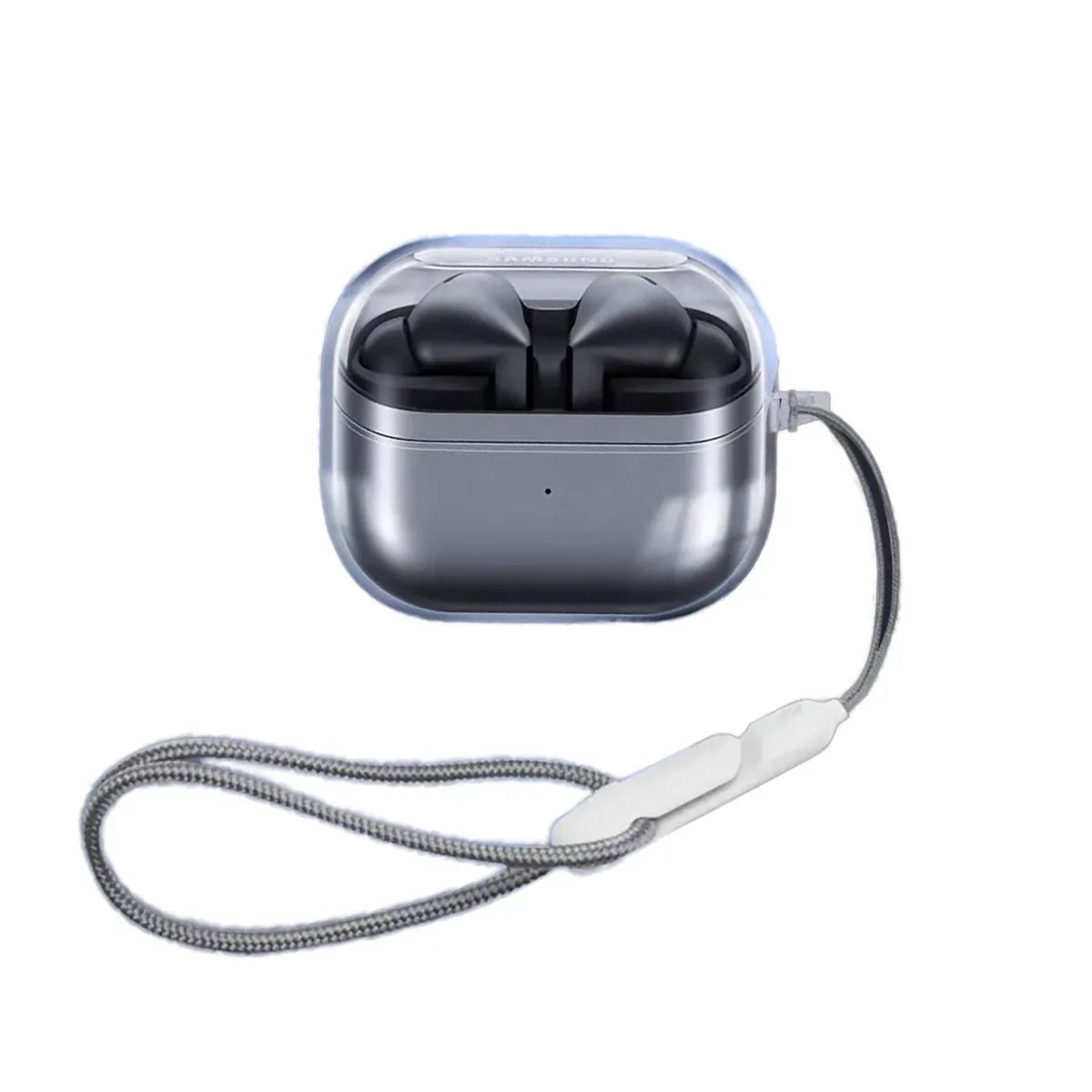 Clear TPU Case for Galaxy Buds 3 Pro – Soft Transparent Earbud Charging Case Cover