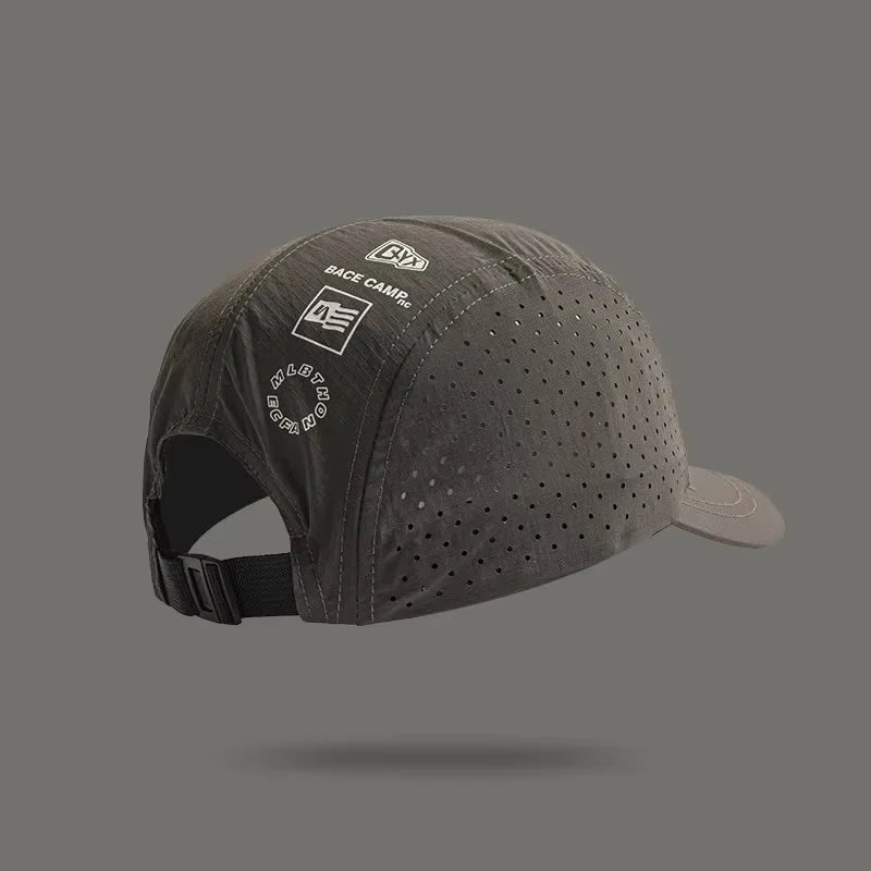 Breathable Unisex Baseball Cap Adjustable (56-60 cm / 22–23.6 in) Quick-Dry Sun Protection Hat for Hiking Golf Camping