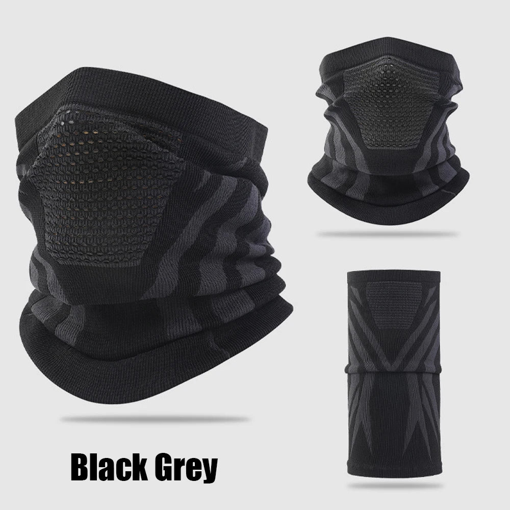 Winter Thermal Neck Gaiter Balaclava – Breathable Elastic Face Mask for Skiing, Cycling, Running & Motorcycling (Unisex)