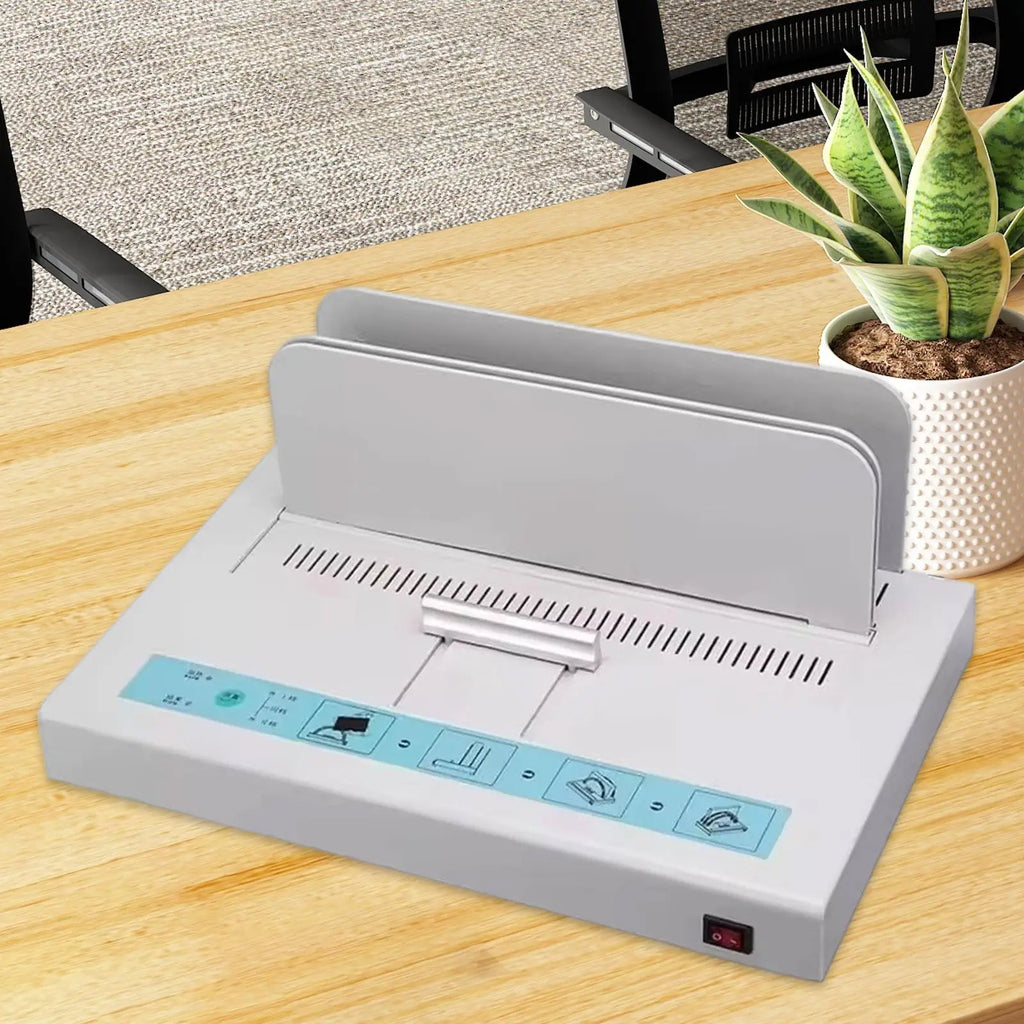 Thermal Hot Melt Binding Machine 1-50mm Thick for A3/A4/A5 Documents, Invoices & Reports