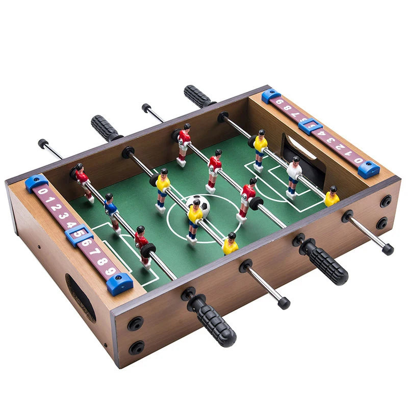 Mini Wooden Tabletop Foosball Game – Table Football for Home & Party, 34.5 x 21.5 x 8 cm (13.6 x 8.5 x 3.1 in)