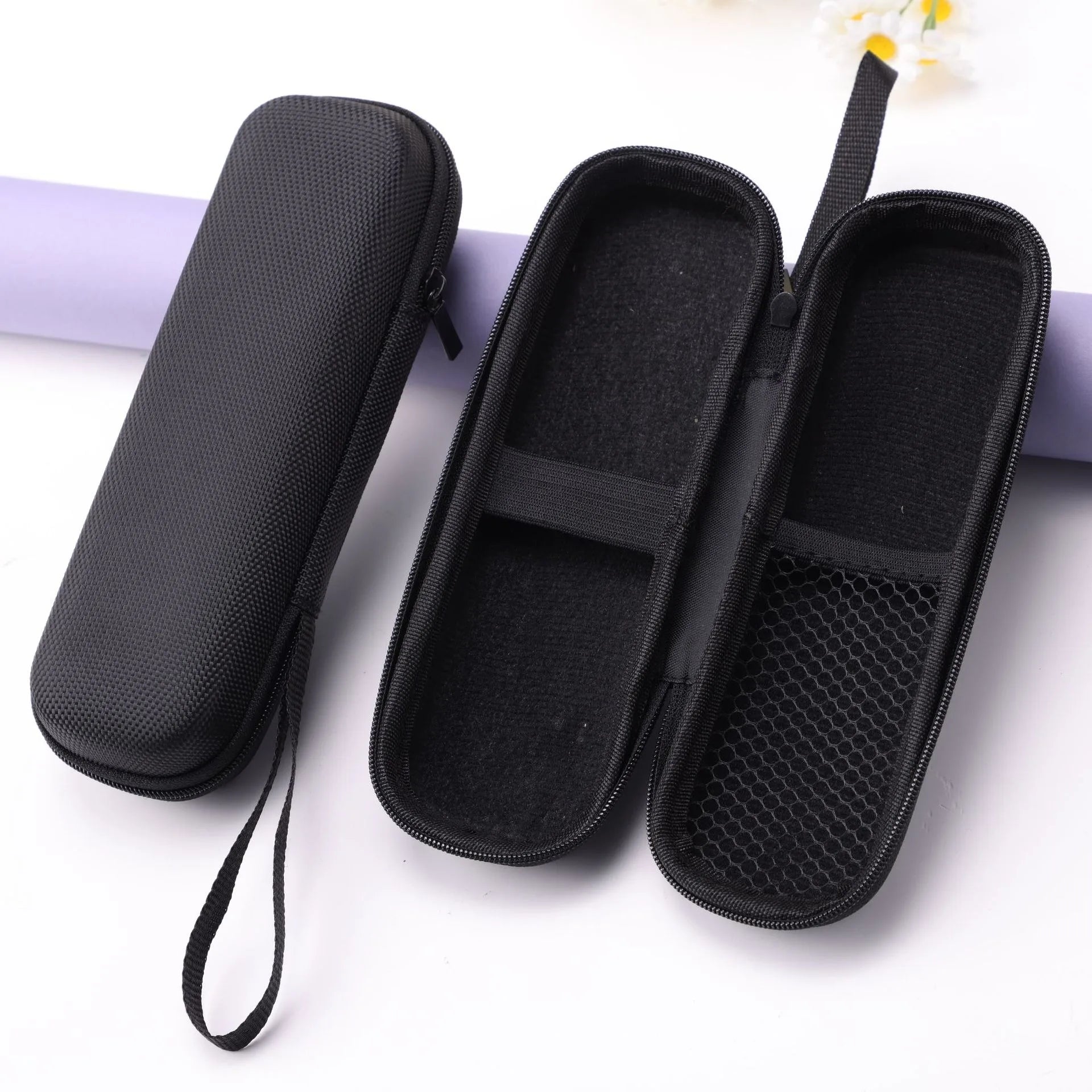 EVA Hard-Shell Earphone Case — Mini Portable Zipper Pouch & Cable Organizer for USB, Chargers, Memory Cards