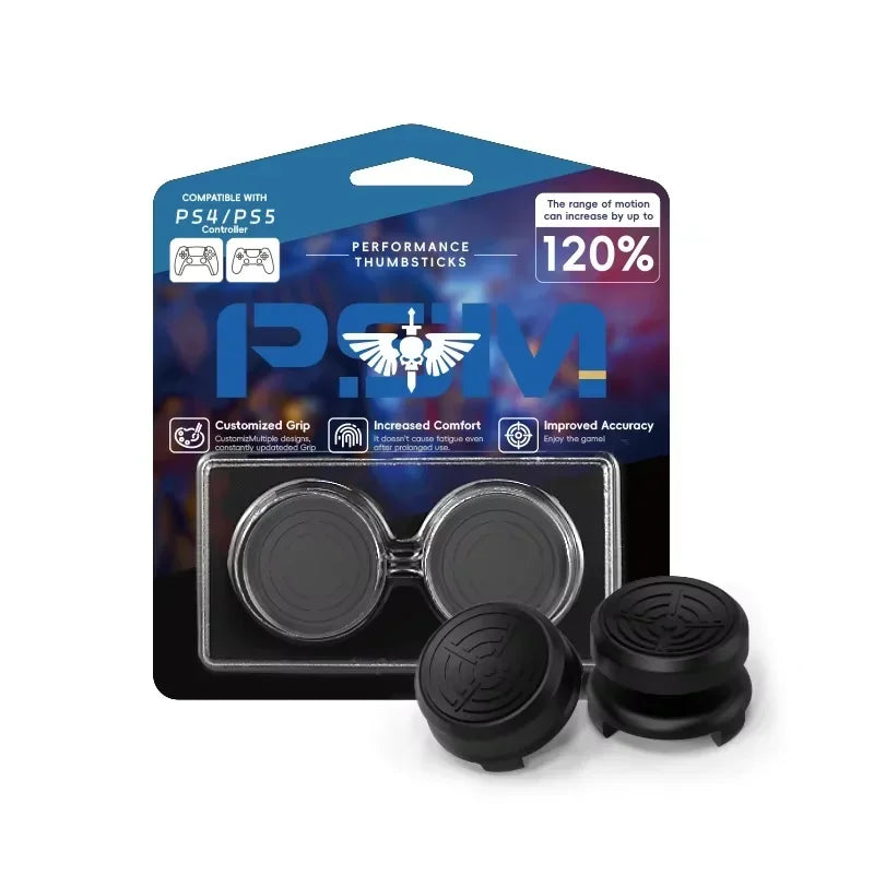 High-Rise Thumbstick Extenders for PS4, PS5 & 8BitDo Ultimate Controller – 2-Pack Silicone Joystick Grips