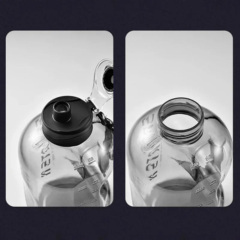 Portable Large Capacity Sports Water Bottle 1.7L (57.5 fl oz) / 2.7L (91.3 fl oz) — Gym, Cycling & Camping