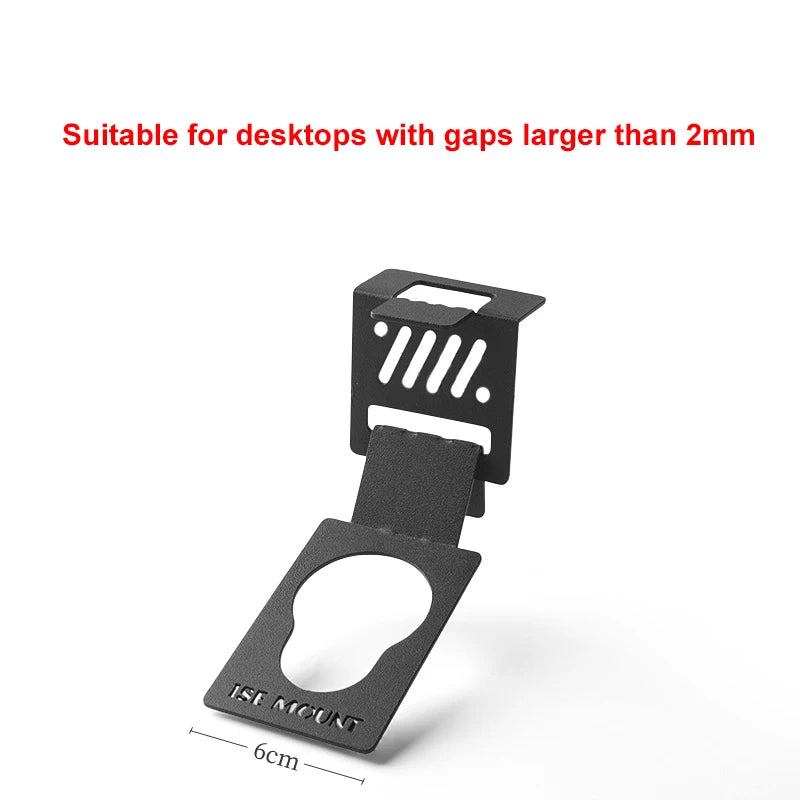 Gas Canister Hanging Hook for Camping Stoves — Stainless Steel Tabletop Canister Holder (Fits Tables up to 15.5mm/0.61in, Gaps >2mm)