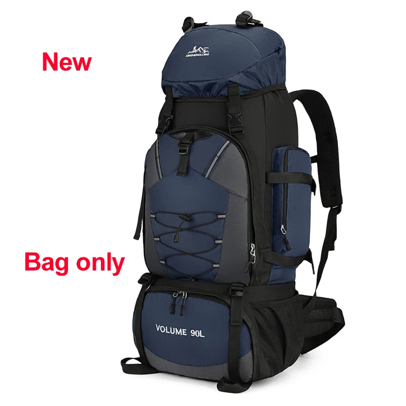 90L Waterproof Hiking & Camping Backpack — Large Capacity Trekking Rucksack for Travel (Unisex)