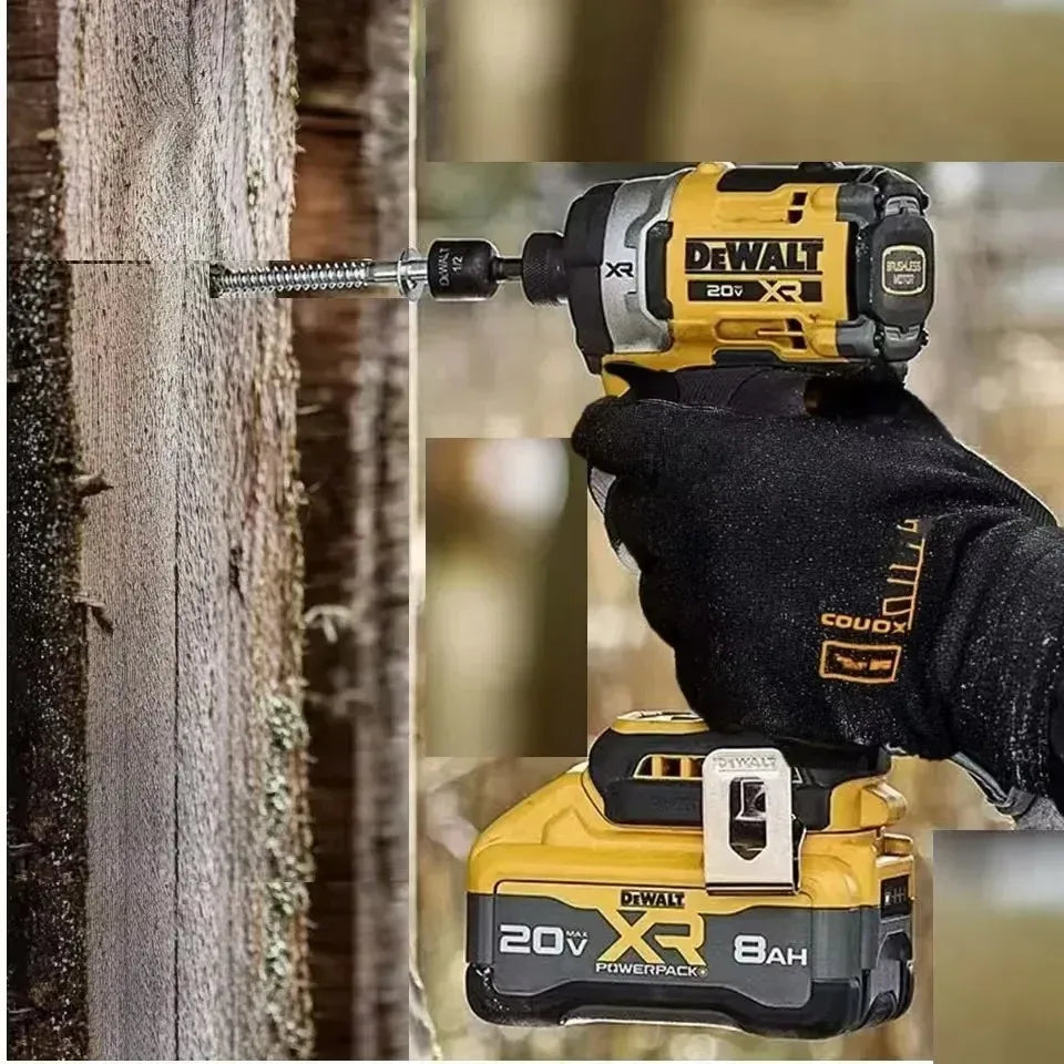 20V Cordless Brushless Impact Driver 205 N·m (151 ft·lb) Electric Screwdriver — Battery Powered