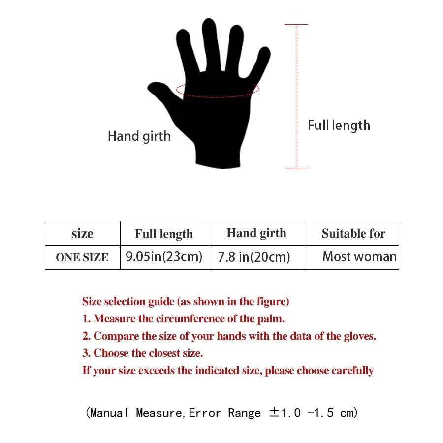Women's Winter Plush Suede Touchscreen Gloves - Warm Driving & Cycling Mittens
