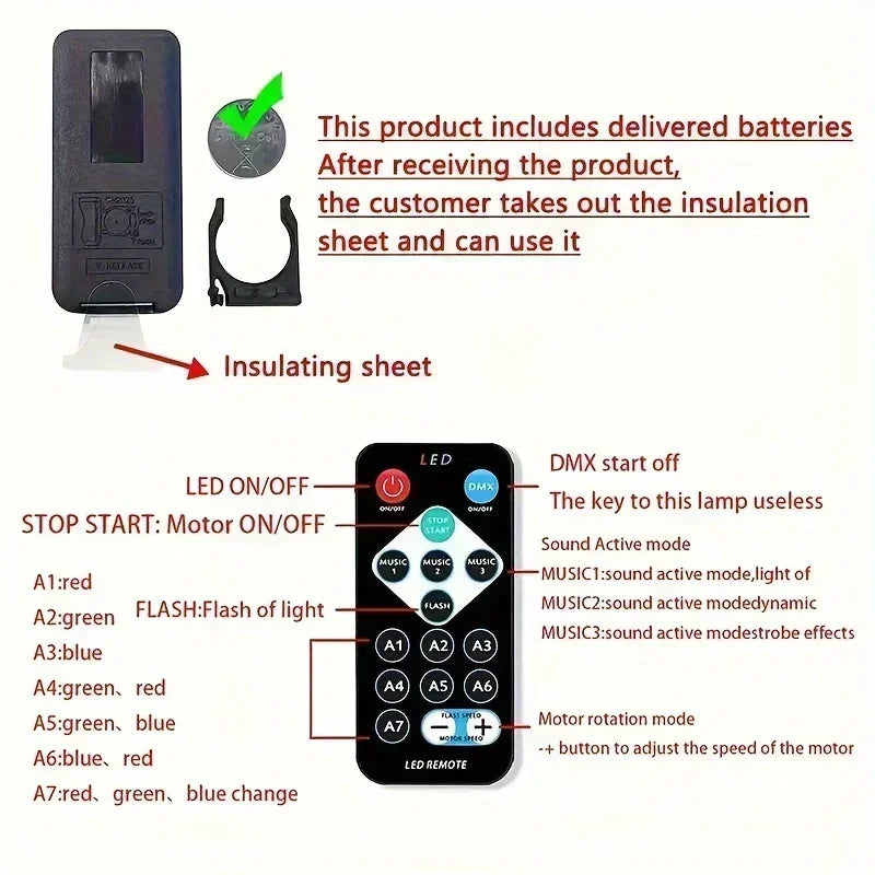 LED Starry Sky Projector Galaxy Night Light with Remote USB DC 5V 7 Modes for Bedroom Party Christmas Gift