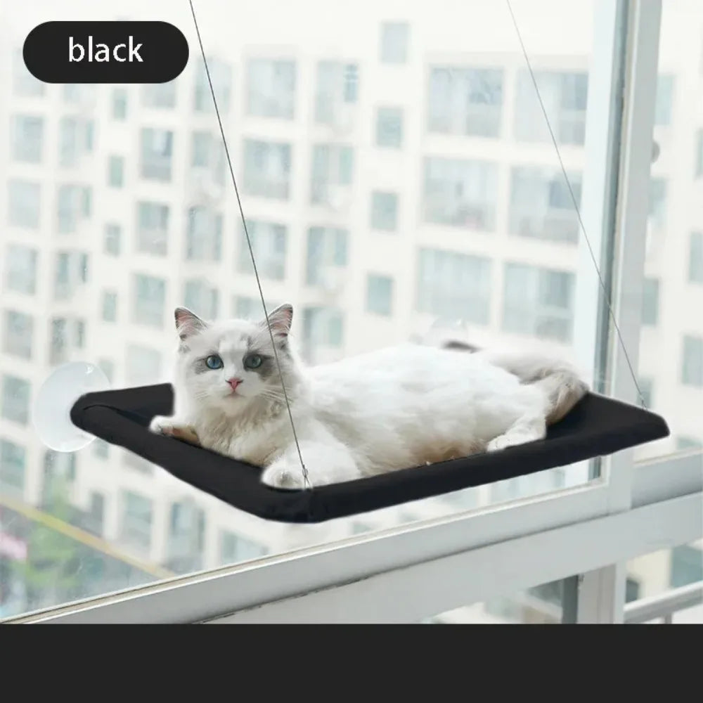 Window Cat Hammock Suction Hanging Bed with Washable Cover 55 x 35 cm (21.7 x 13.8 in) Holds 20 kg / 44 lb