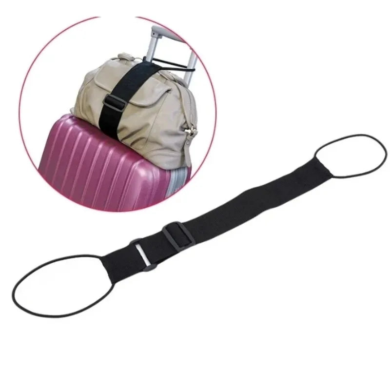 Adjustable Elastic Luggage Strap Bungee Belt 40 cm (15.7 in) for Suitcase Travel Carry-On Security