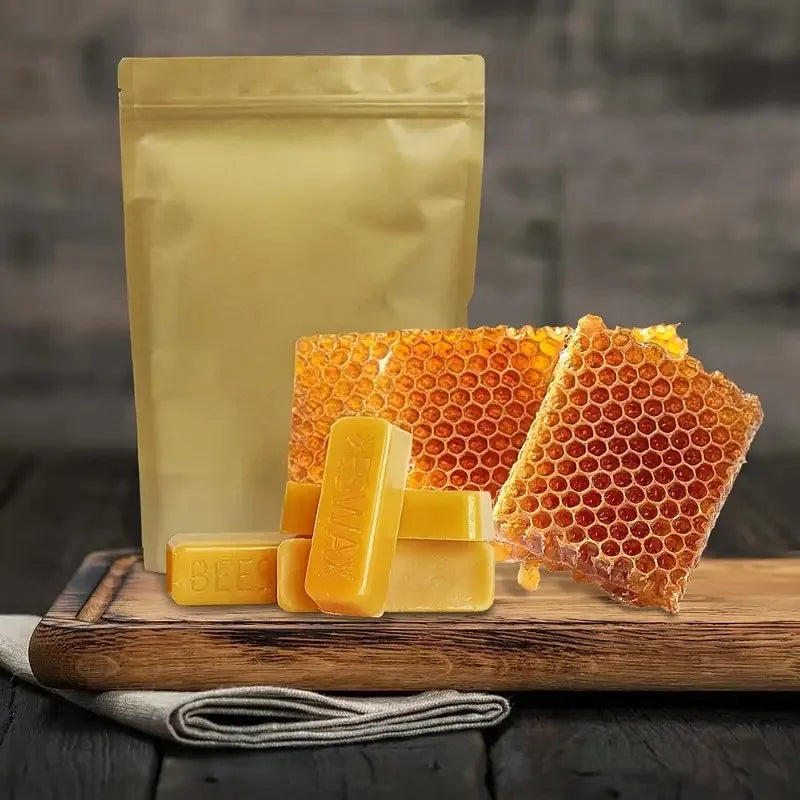 Natural Yellow Beeswax Sticks for Candle Making, Furniture Polishing & DIY Crafts - 5/10/15 Pack