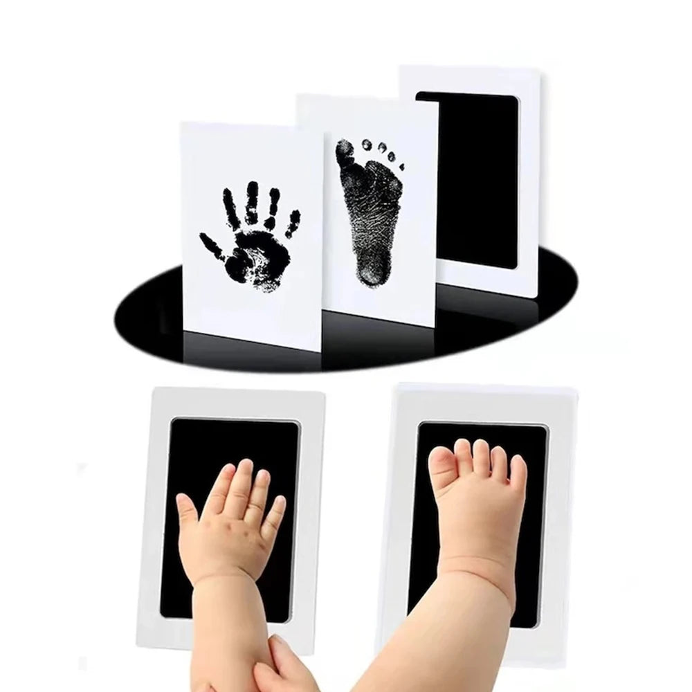 Pet Paw Print Ink Kit – Non-Toxic Mess-Free DIY Hand & Footprint Pad for Dogs, Cats & Babies, Easy-Clean Keepsake