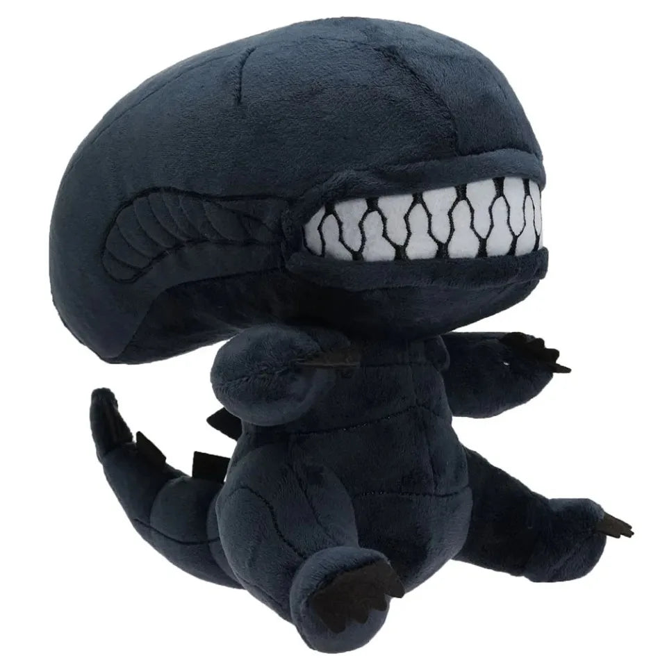 25 cm (9.8 in) Alien Xenomorph Plush Toy - Soft Stuffed Cartoon Doll for Kids & Collectors, Birthday & Holiday Gift