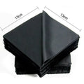 20-Pack Black Microfiber Cleaning Cloths for Sunglasses & Eyeglasses – 13 x 13 cm (5.1 x 5.1 in) Lens Cleaning Cloths