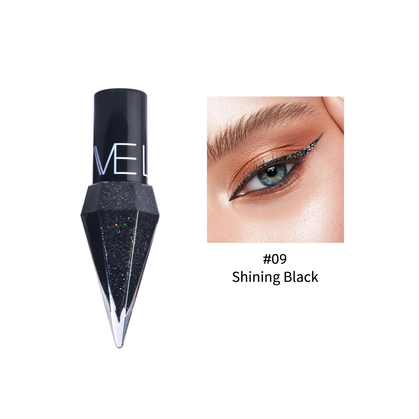 Sparkling Pearlescent Liquid Eyeliner – Quick-Dry Waterproof Smudge-Proof