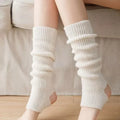 Stirrup Over-the-Calf Knitted Socks & Leg Warmers — 41 cm (16 in) Long Boot Cuffs for Women, Unisex
