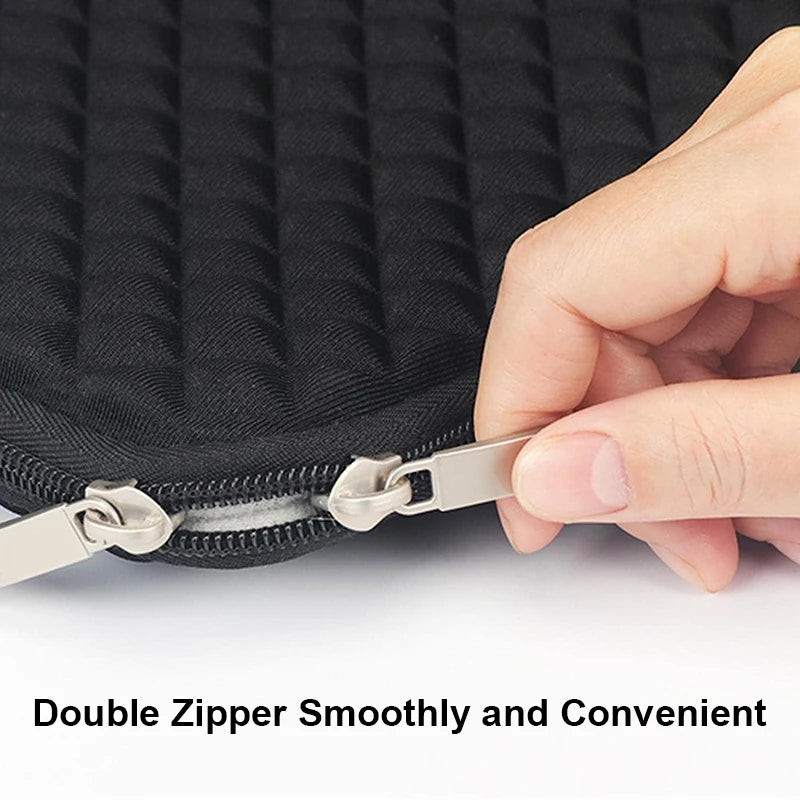 Waterproof Neoprene Laptop Sleeve – Shockproof Lycra Notebook Case, Fits 11–15.6 Inch (28–39.6 cm) Laptops