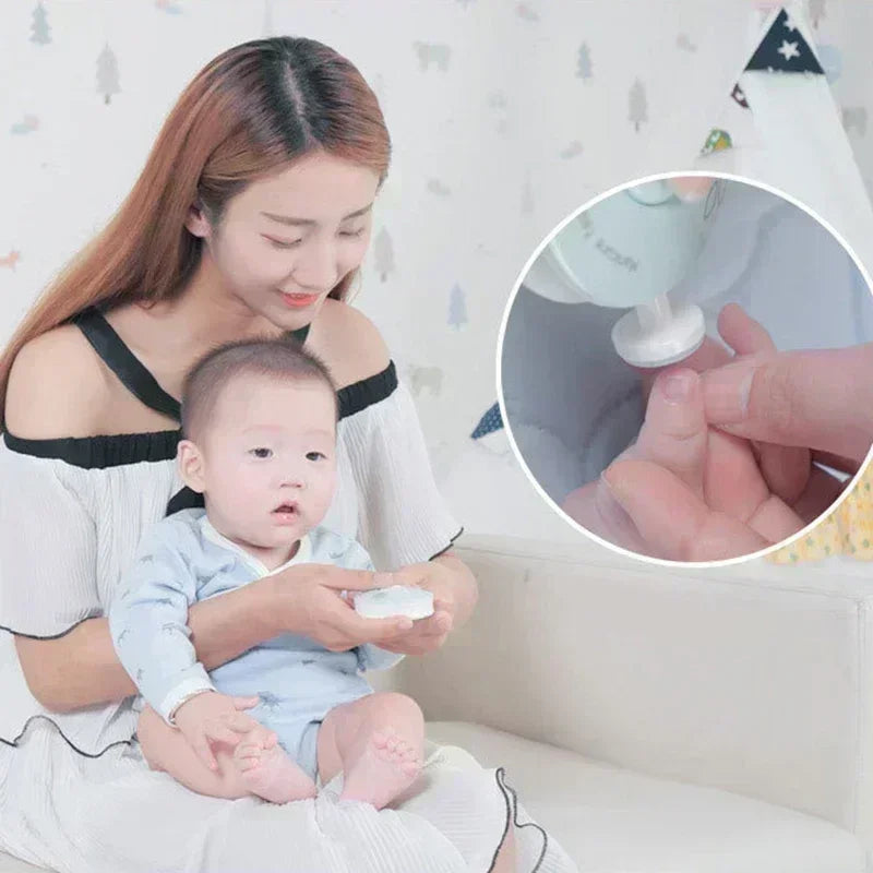 Electric Baby Nail Trimmer and Polisher, Safe Infant Nail File Kit for Newborns and Toddlers