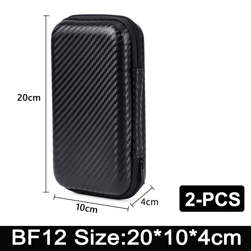 EVA Hard-Shell Earphone Case — Mini Portable Zipper Pouch & Cable Organizer for USB, Chargers, Memory Cards