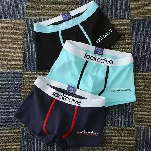 3-Pack Cotton Men's Boxers - Breathable Solid Underwear, Comfortable Fit (M-3XL)