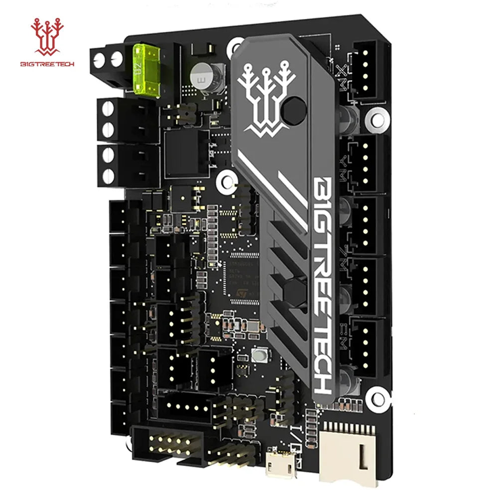 SKR Mini E3 32-Bit Motherboard with Onboard TMC2209 for Ender 3 / Ender 5 / CR-10 3D Printers - Micro USB, UART Silent Drivers, TFT Compatible