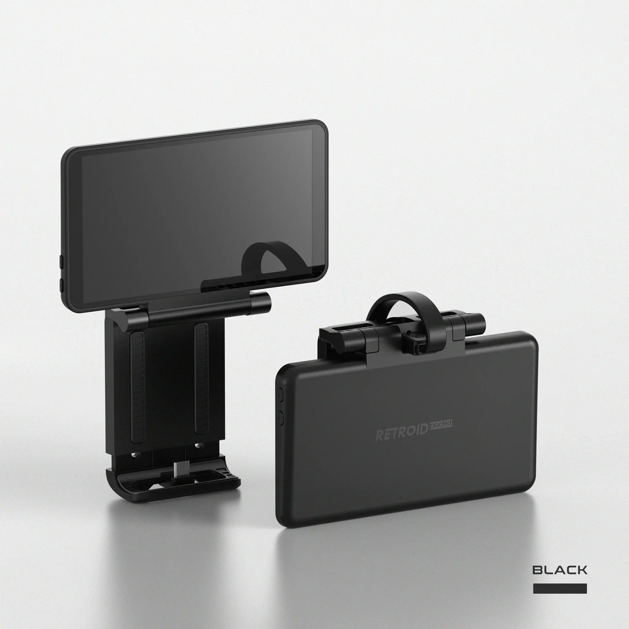 Dual 5.5-Inch (14.0 cm) OLED Back-Clip Extended Display Add-On for Handheld Game Consoles