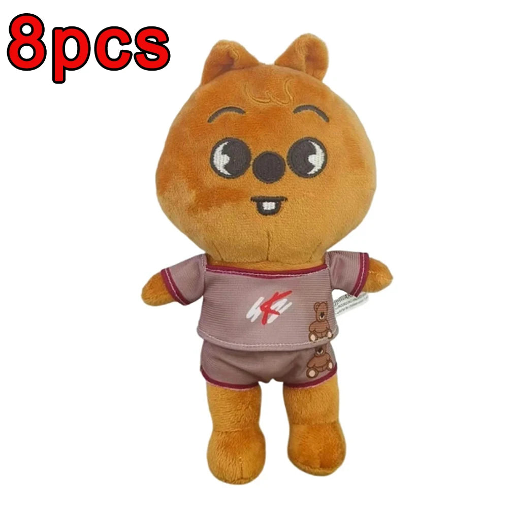 Kawaii 23 cm (9.1 in) Plush Stuffed Animal, Cute Cartoon Companion Toy & Room Decor Gift
