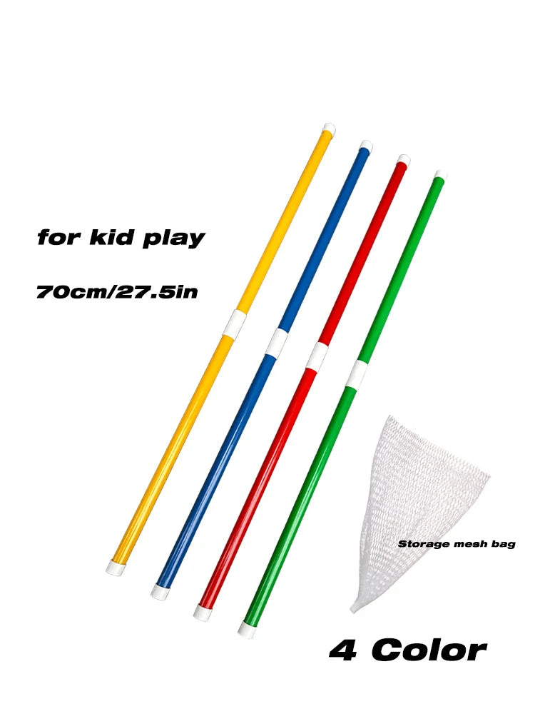 Teamwork Pole Game 1 m (39.4 in) — Team Building Outdoor Cooperative Game for Adults & Kids