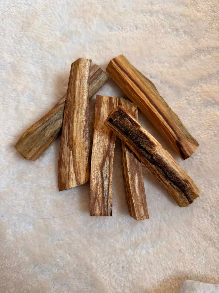 Palo Santo Natural Incense Sticks — Aromatherapy Smudging Sticks for Yoga, Meditation & Home Purification, 4 in (10 cm)