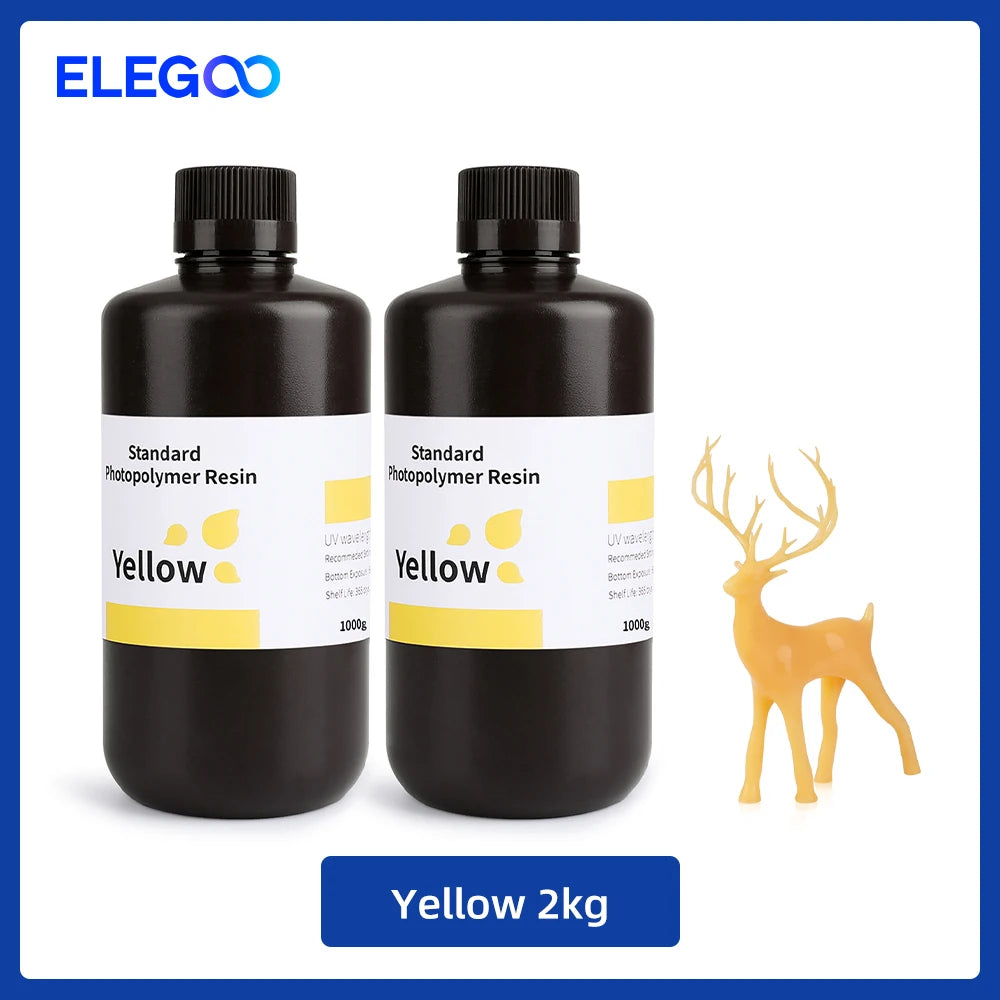 UV 3D Printing Resin 405nm, ABS-like, Water Washable, 8K Compatible for MSLA/DLP/LCD Printers