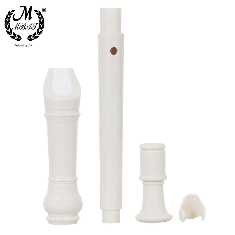 Baroque Fingering Soprano Recorder – ABS Soprano Flute, 32.5 cm (12.8 in) Beginner & Intermediate Recorder with Cleaning Rod & Cloth