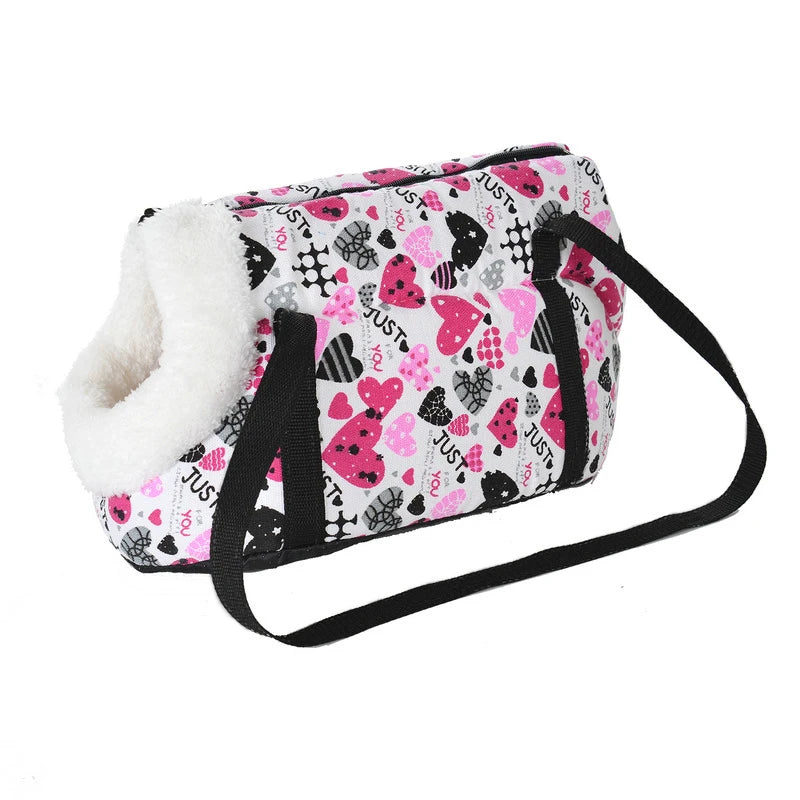 Soft Breathable Pet Carrier Backpack for Small Dogs & Cats — Sling Shoulder Bag, Sizes S & L (40×18×20 cm / 15.7×7.1×7.9 in; 50×23×28 cm / 19.7×9.1×11 in)
