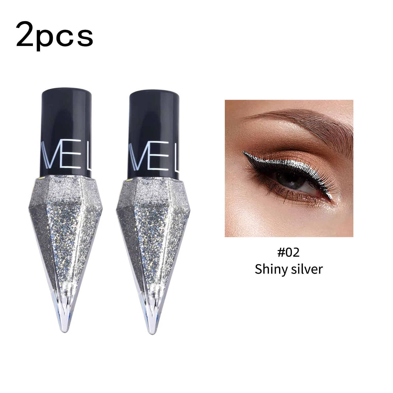 Sparkling Pearlescent Liquid Eyeliner – Quick-Dry Waterproof Smudge-Proof