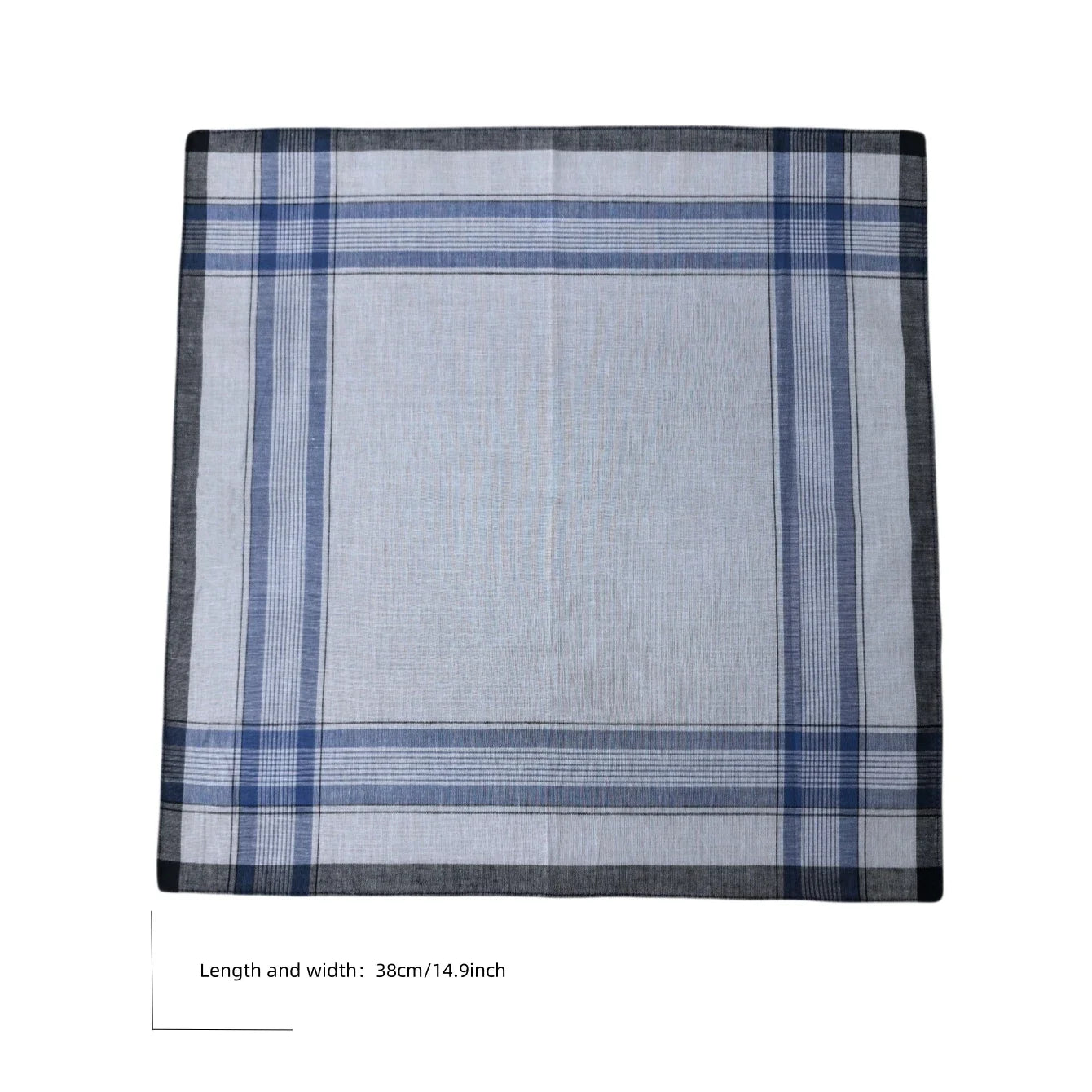 3–18 Pack Satin Cotton Handkerchiefs 38 cm (15 in) Vintage Striped Soft Sweat-Wicking Thin Handkerchiefs Home Decor Gift for Seniors