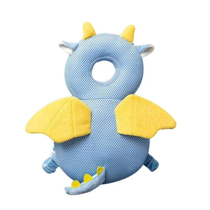 1-3T Toddler Baby Head Protector Safety Cushion Back Pad Cartoon Angel Bee Anti-Fall Headrest