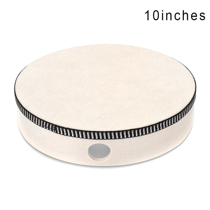 Wooden Hand Drum Tambourine for Kids – Handheld Percussion Toy, Wood Frame (4/6/8/10 in | 10–25 cm)