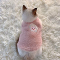 Warm Pet Sweater Vest for Cats & Small Dogs – Kitten Clothes, Winter Pet Apparel