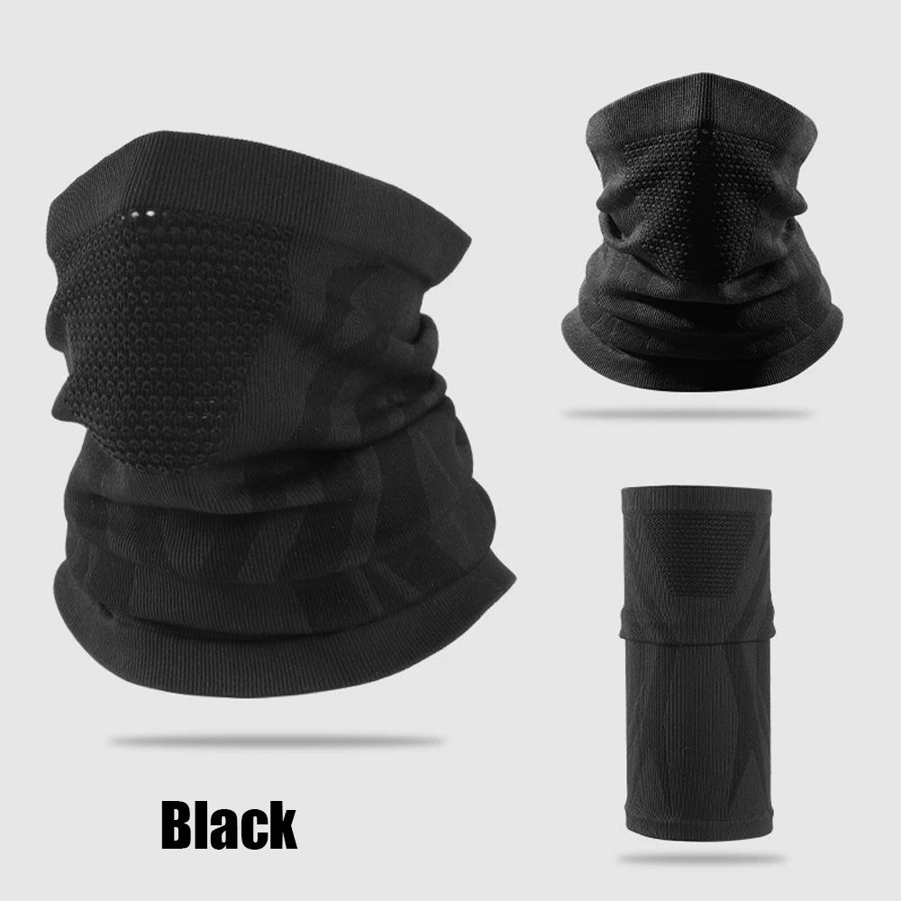 Winter Thermal Neck Gaiter Balaclava – Breathable Elastic Face Mask for Skiing, Cycling, Running & Motorcycling (Unisex)