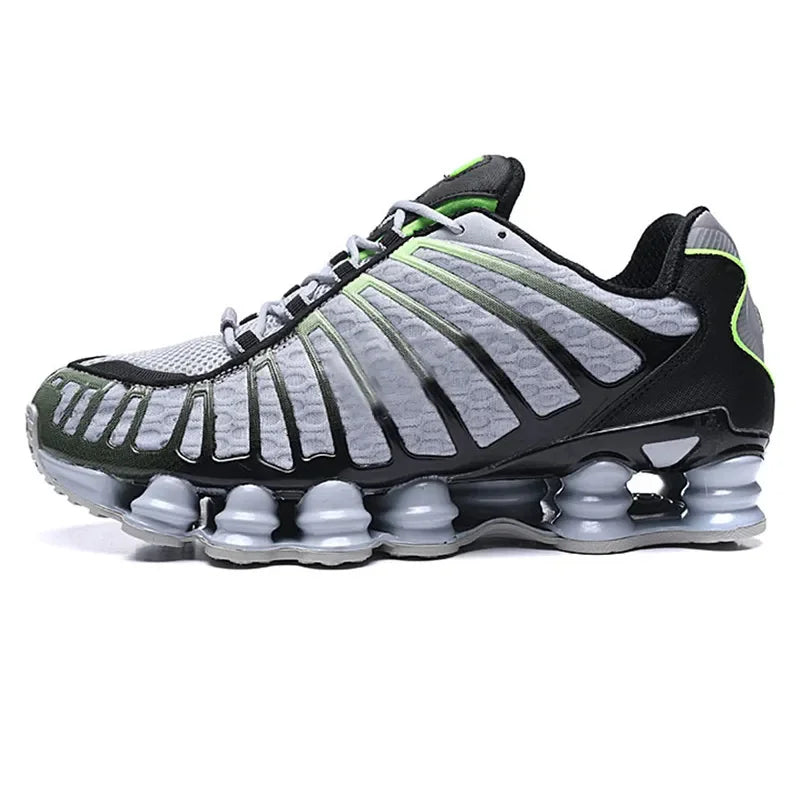Men's Black Gold Cushioned Running Shoes - Outdoor Sports Sneakers, EU Sizes 40-45