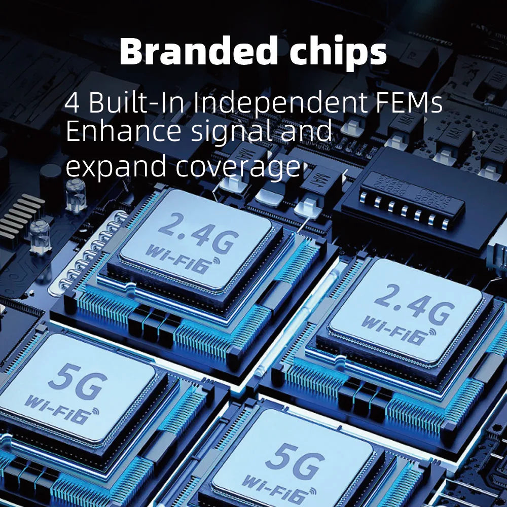 Wi-Fi 6 USB Adapter 1800Mbps Dual-Band (5GHz/2.4GHz) USB 3.0 802.11ax with 2x High-Gain Antennas — Windows 7/10/11 Compatible