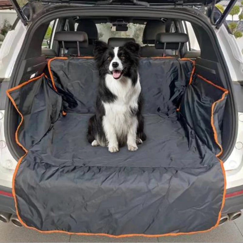 Waterproof Dog Car Seat Cover Hammock — Universal Rear Seat Protector for Small, Medium & Large Dogs, 185 x 105 x 38 cm (73 x 41 x 15 in)