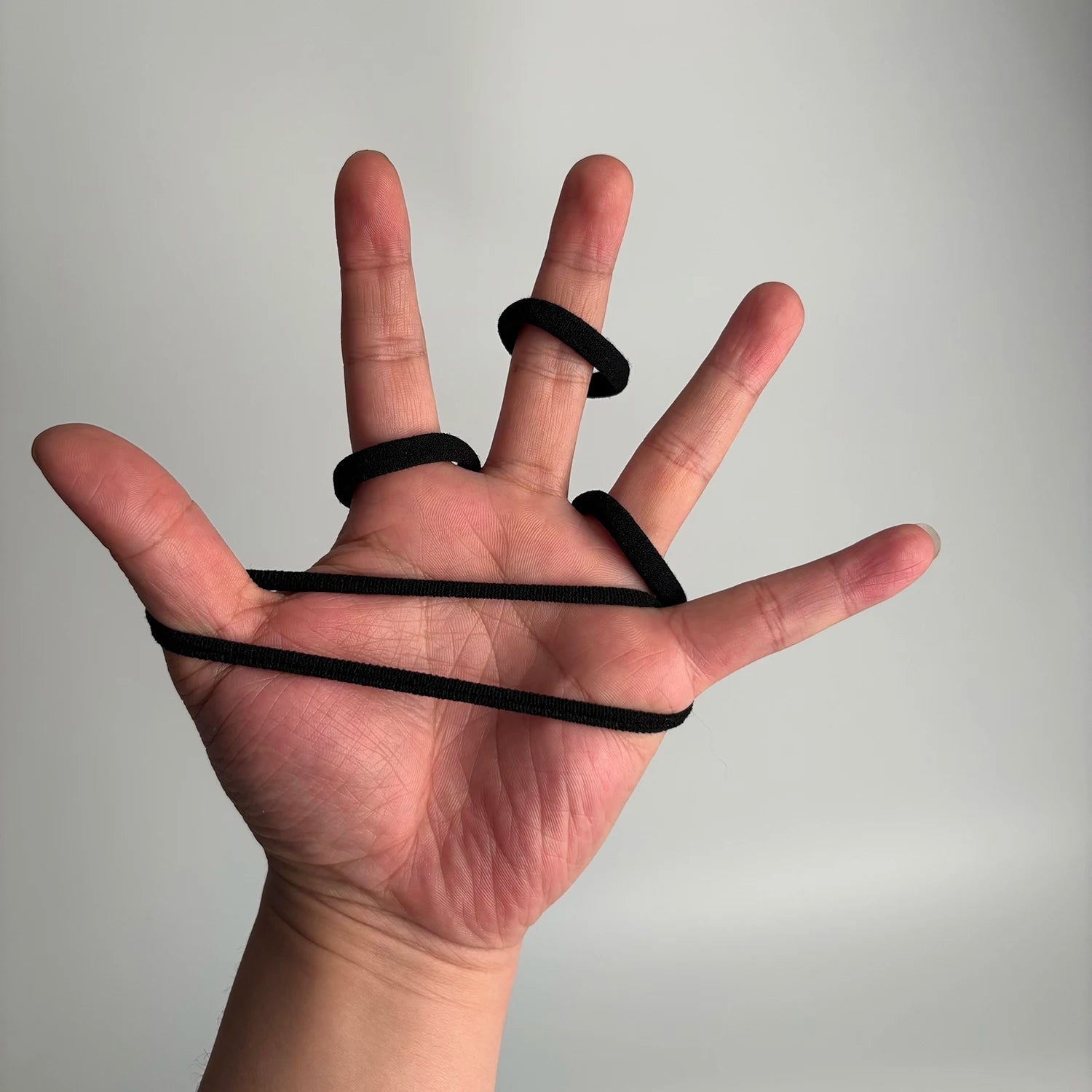 20-Pack Black Seamless High-Elastic Hairbands for Women — Non-Damaging Ponytail Holders & Hair Ties
