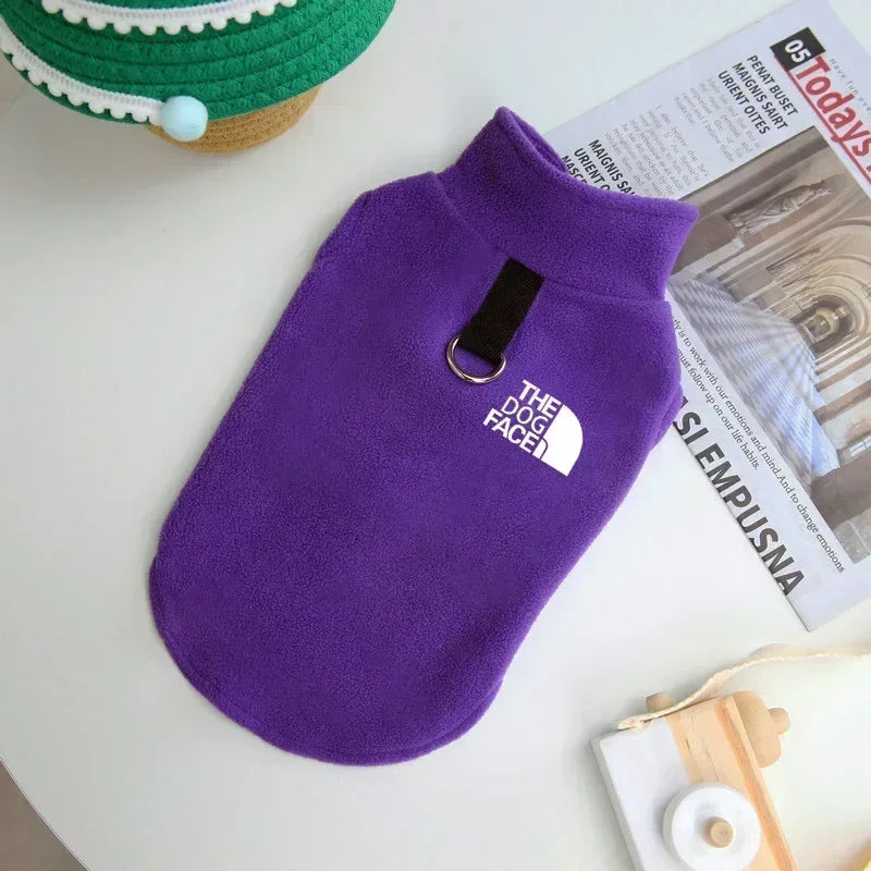 Fleece Warm Dog Sweater Vest — Autumn Winter Coat for Small Dogs (Chihuahua, French Bulldog, Yorkie)