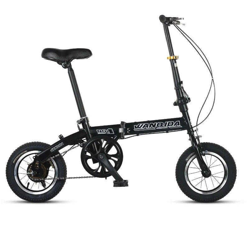 12-Inch (30 cm) Mini Folding Bike — Ultra-Light Unisex City Bicycle with Front & Rear Disc Brakes