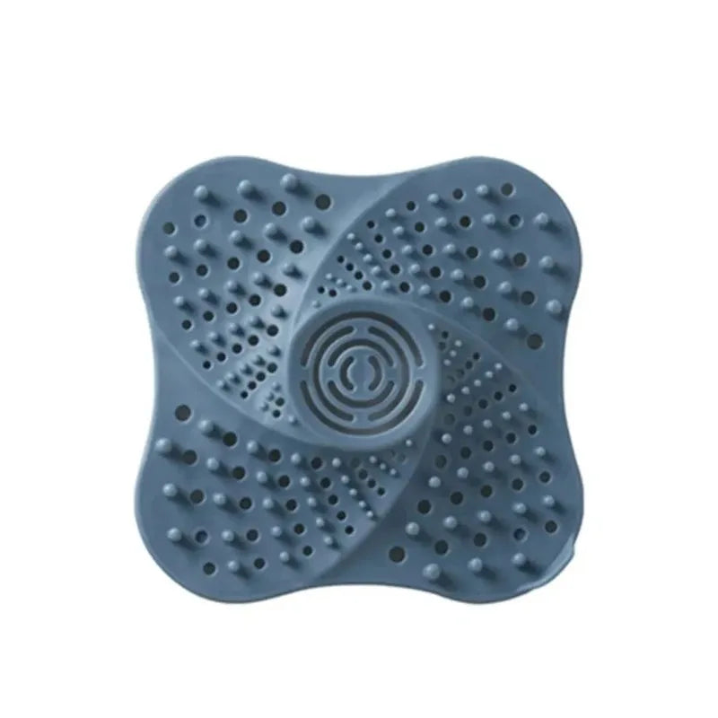 1-Pack Anti-Clog Hair Catcher Drain Cover for Shower Floor & Sink – TPR Strainer Filter