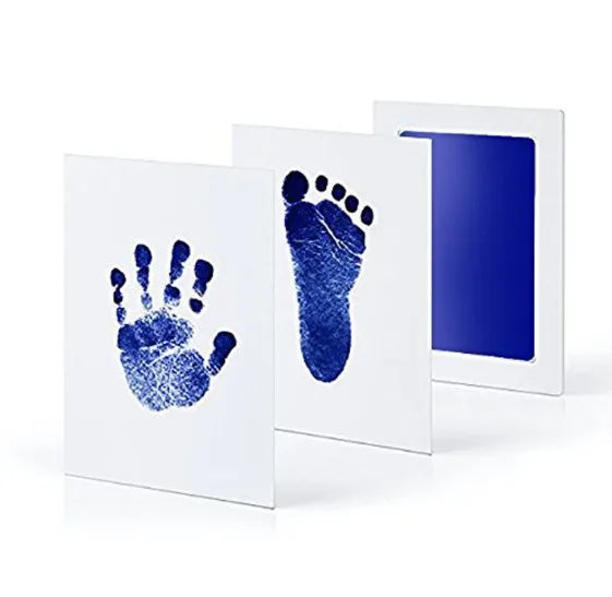 Baby Handprint & Footprint Kit Ink Pad Keepsake with Photo Frame and Pet Paw Prints 14.5 x 10 cm (5.7 x 3.9 in)
