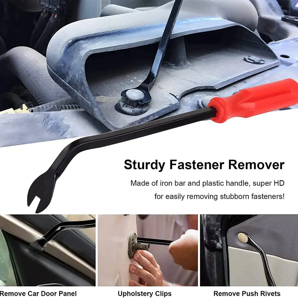 Car Interior Trim Removal Tool Kit — Non-Scratch Pry Tools for Door Clips, Fasteners, Dashboards & Audio Panels